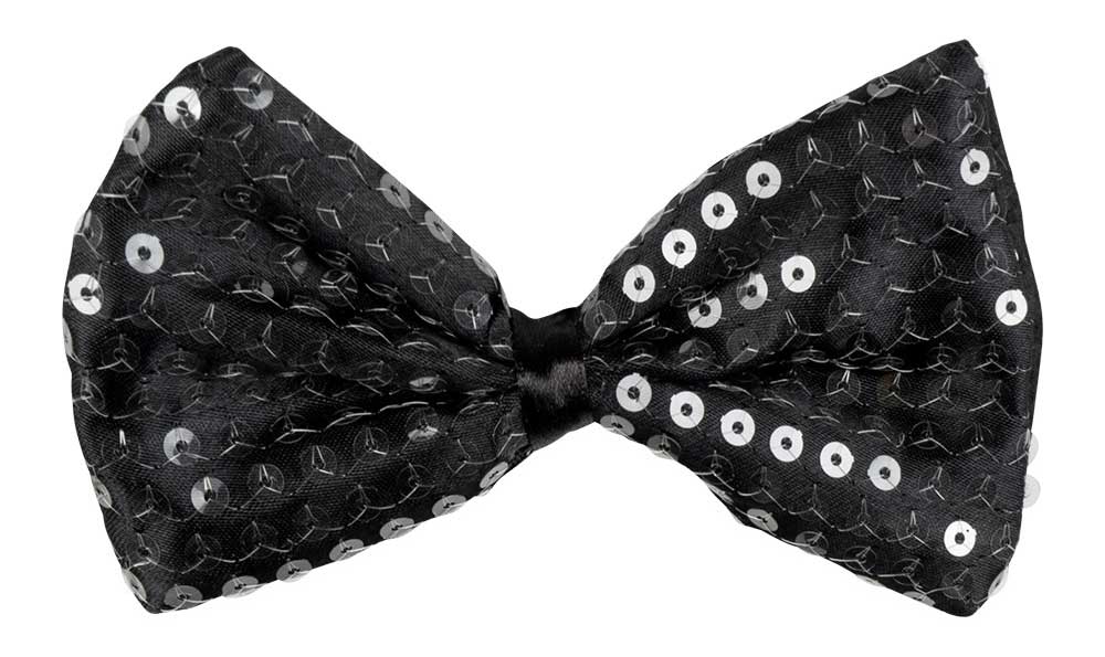 Boland Vlinderstrik Spangles Zwart