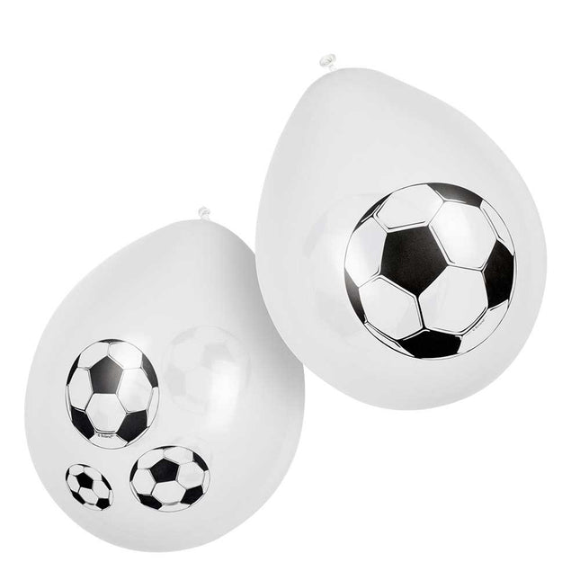 Boland Voetbal latex ballonnen 6 stuks