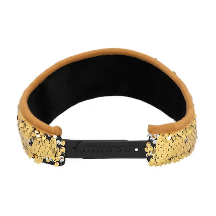 Boland Zonneklep pailetten goud