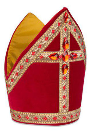 Comedia Mijter van Sinterklaas katoenfluweel