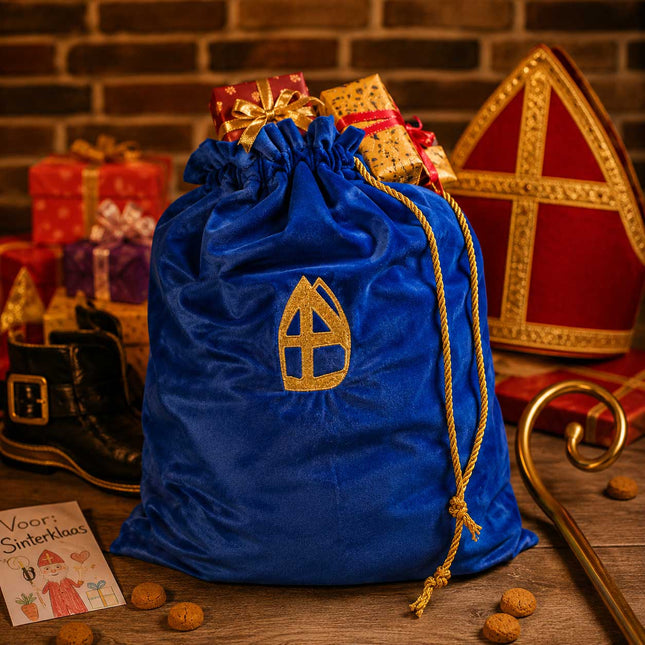 Comedia Strooizak Luxe Blauw 30 x 45 cm