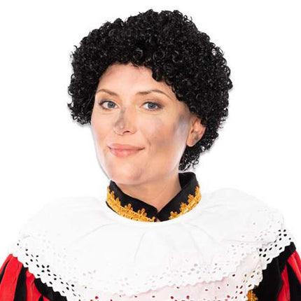 Comedia Wetlook Pieten Pruik Luxe