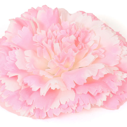 Di Bartelomeo Anjer Roze Wit met elastiek en speld