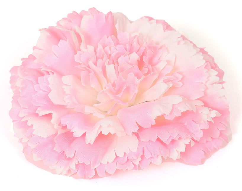 Di Bartelomeo Anjer Roze Wit met elastiek en speld