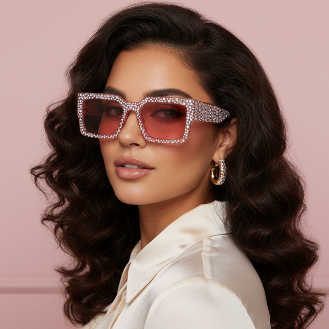 Di Bartelomeo Bling Bril Roze