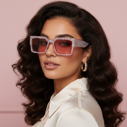Di Bartelomeo Bling Bril Roze