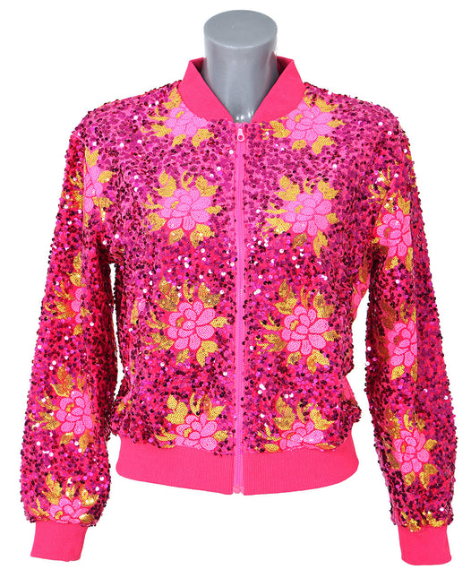Di Bartelomeo Bloemen Pailletten Jas Dames