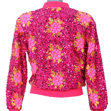 Di Bartelomeo Bloemen Pailletten Jas Dames