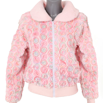 Di Bartelomeo Bont Bloemen Jas Roze Dames