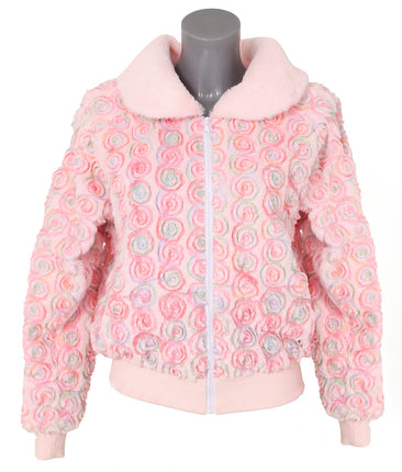 Di Bartelomeo Bont Bloemen Jas Roze Dames