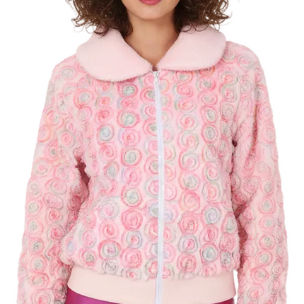Di Bartelomeo Bont Bloemen Jas Roze Dames