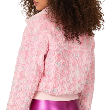Di Bartelomeo Bont Bloemen Jas Roze Dames