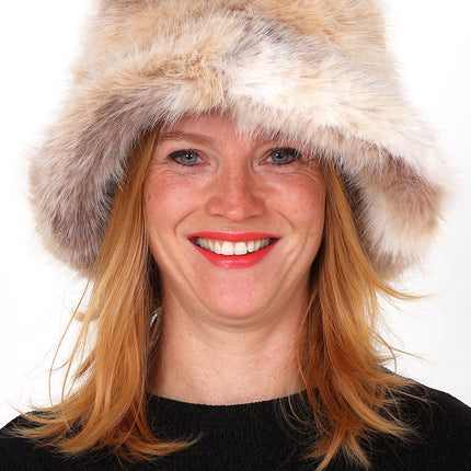 Di Bartelomeo Bontmuts Luxe met rand Bruin Wit