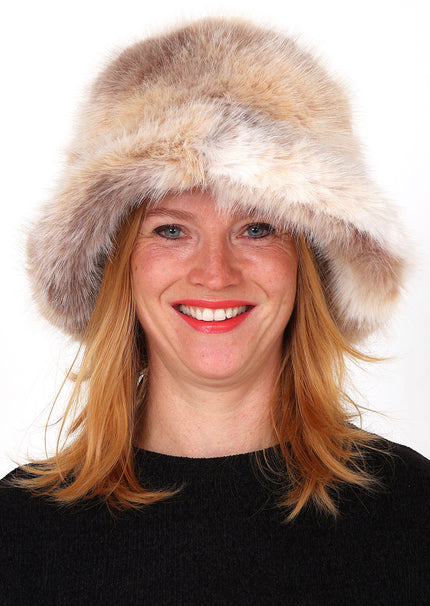 Di Bartelomeo Bontmuts Luxe met rand Bruin Wit