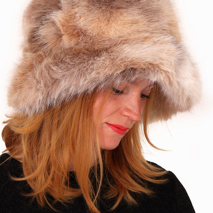 Di Bartelomeo Bontmuts Luxe met rand Bruin Wit