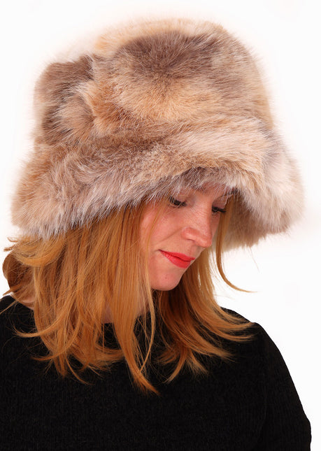 Di Bartelomeo Bontmuts Luxe met rand Bruin Wit