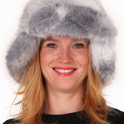 Di Bartelomeo Bontmuts Luxe met rand Grijs Wit