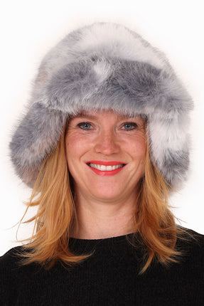 Di Bartelomeo Bontmuts Luxe met rand Grijs Wit