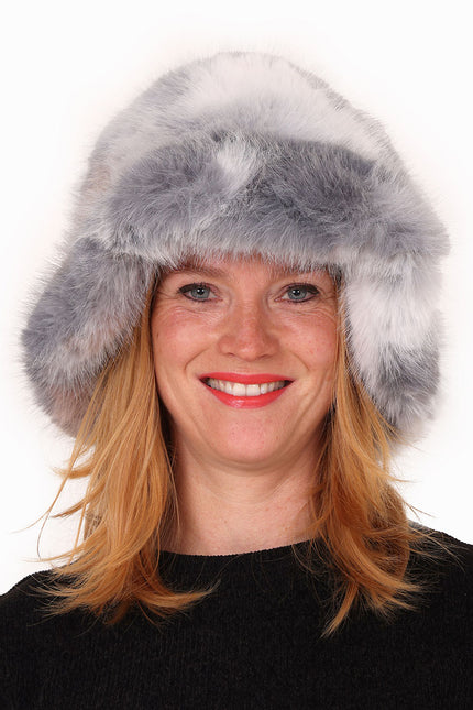 Di Bartelomeo Bontmuts Luxe met rand Grijs Wit