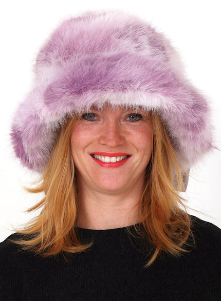 Di Bartelomeo Bontmuts Luxe met rand Paars Wit