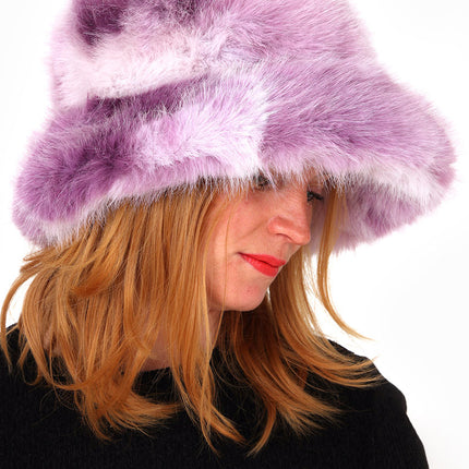 Di Bartelomeo Bontmuts Luxe met rand Paars Wit