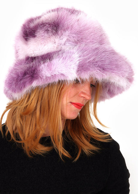 Di Bartelomeo Bontmuts Luxe met rand Paars Wit