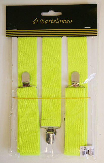 Di Bartelomeo Bretels Neon Geel