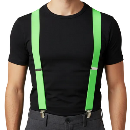 Di Bartelomeo Bretels Neon Groen