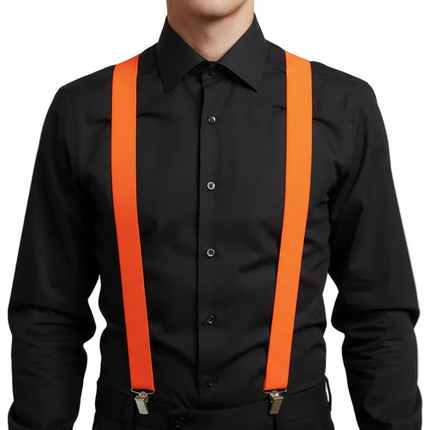 Di Bartelomeo Bretels Neon Oranje