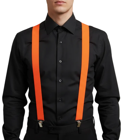 Di Bartelomeo Bretels Neon Oranje