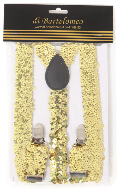 Di Bartelomeo Bretels Pailletten Goud