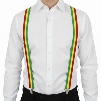 Di Bartelomeo Bretels Rood Geel Groen