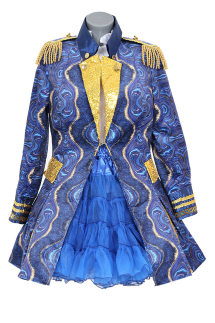 Di Bartelomeo Carnavalsjas Dames Blue marble