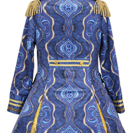 Di Bartelomeo Carnavalsjas Dames Blue marble