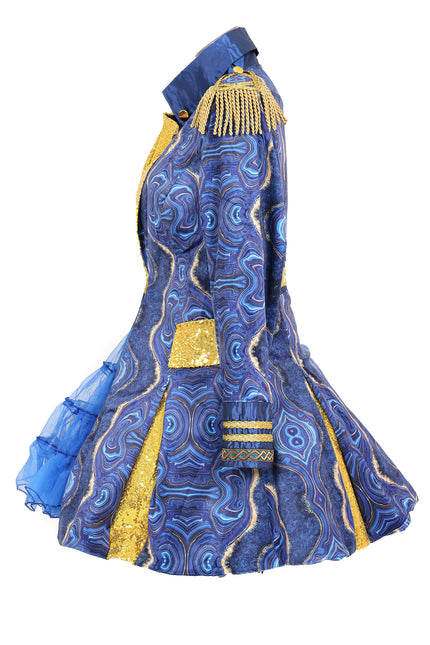 Di Bartelomeo Carnavalsjas Dames Blue marble