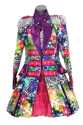 Di Bartelomeo Carnavalsjas Dames Paars lang