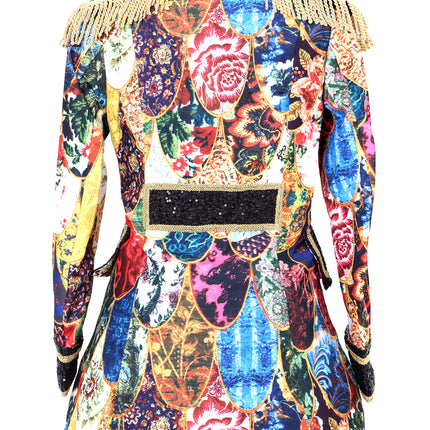 Di Bartelomeo Carnavalsjas Dames Retro