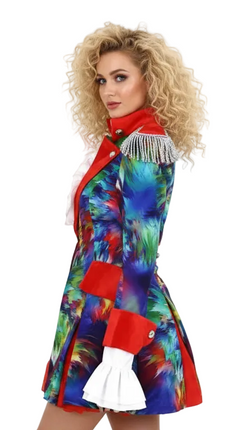 Di Bartelomeo Carnavalsjas Dames rood woosh