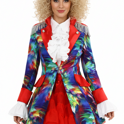 Di Bartelomeo Carnavalsjas Dames rood woosh