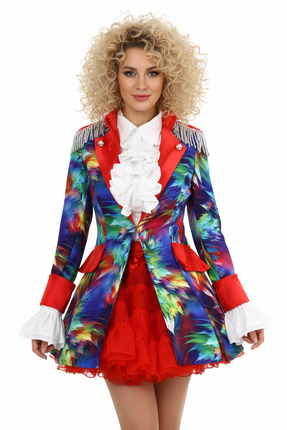 Di Bartelomeo Carnavalsjas Dames rood woosh