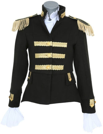 Di Bartelomeo Carnavalsjas dames zwart deluxe