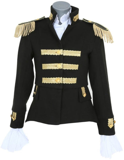 Di Bartelomeo Carnavalsjas dames zwart deluxe