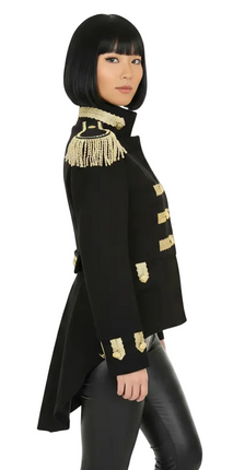 Di Bartelomeo Carnavalsjas dames zwart deluxe
