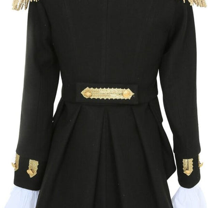 Di Bartelomeo Carnavalsjas dames zwart deluxe