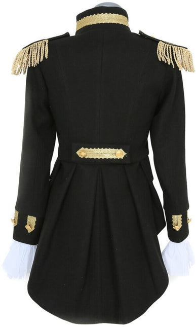 Di Bartelomeo Carnavalsjas dames zwart deluxe