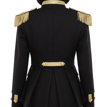 Di Bartelomeo Carnavalsjas dames zwart deluxe