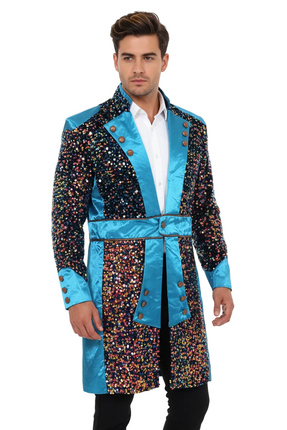 Di Bartelomeo Carnavalsjas Heren Sequin Deluxe