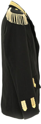 Di Bartelomeo Carnavalsjas Heren zwart deluxe