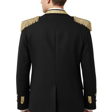 Di Bartelomeo Carnavalsjas Heren zwart deluxe