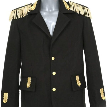 Di Bartelomeo Carnavalsjas Heren zwart deluxe